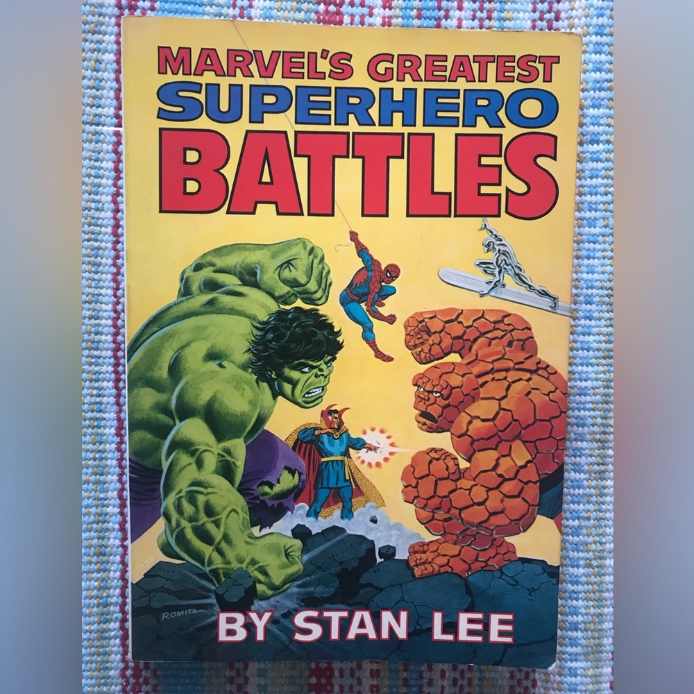 MARVEL'S GREATEST SUPERHERO BATTLES (1978, Softcover) by Stan Lee
